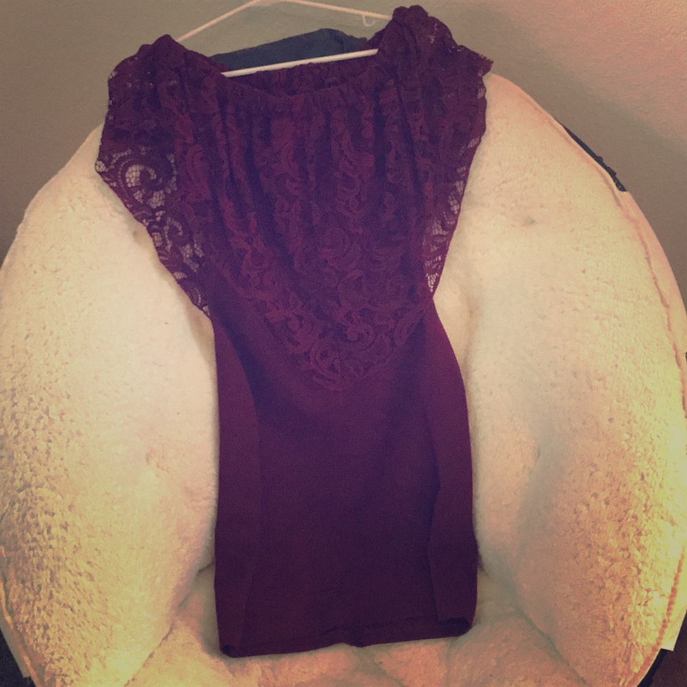 Maroon dress